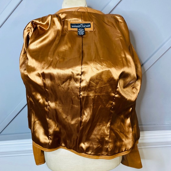 Joseph Israel New York Lamb Leather Western Fringe Jacket Women's Size L - Picture 10 of 10